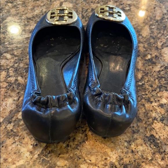 🖤 Tory Burch reva ballet flats black size 5.5 6 - Picture 8 of 16